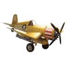 Avião Amarelo Navy Em Metal Oldway - 2