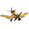 Avião Amarelo Navy Em Metal Oldway - 1