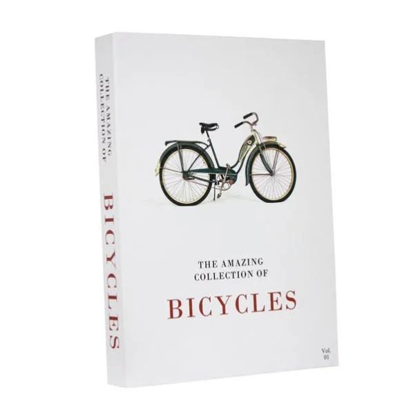 Livro Caixa Decorativo Book Box The Collection Of Bicycles - 1