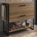 Ver imagem 1 de Gabinete de Banheiro 80cm Industrial para Cuba Satto Mel Z54 - Mpozenato