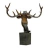 Escultura Busto De Alce Natural Fullway - 3