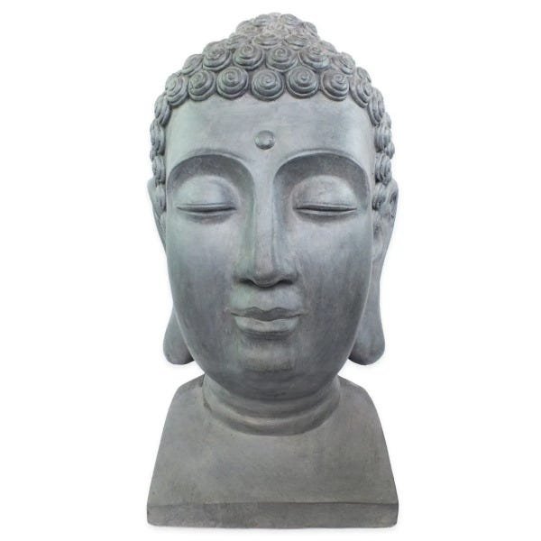 Estatueta Decorativa Cabeça Buda - 1