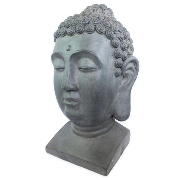 Estatueta Decorativa Cabeça Buda - 2
