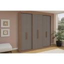 Ver imagem 1 de Guarda Roupa Casal 6 Portas e 4 Gavetas Ph 18041 Carvalho/fendi - Herval