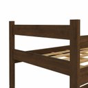 Ver imagem 6 de Beliche Solteiro com Escada e Proteção Antiquedas 100% MDF Prisma Plus Yescasa Marrom/Amadeirado