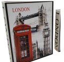 Ver imagem 2 de Livro Caixa Decorativobook Box 3 Peças Cabine London