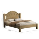 Ver imagem 3 de Cama 100% Mdf Isis Casal Estrado Reforçado Painel Inteiriço:amendoa