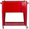 Cooler Retro Grande Com Rodas Logo Pespi Ferro - RED - 2