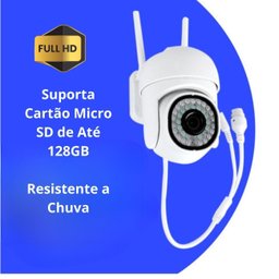 Camera Segurança Full Hd Visão Noturna Colorida Wifi Ip Smart Externa Prova Dágua Inteligente Infrav - 2
