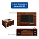 Ver imagem 2 de Sala de Estar com Rack, Painel e Mesa de Centro Aconchego Dj Móveis