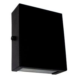 10x Arandela Slim 2 Focos Preta Parede Muro Interna Externa St1597 - 3