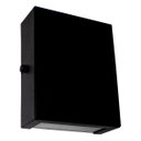 Ver imagem 3 de 5x Arandela Slim 2 Focos Preta Parede Muro Interna Externa St1597