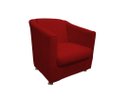 Ver imagem 2 de Kit 2 Poltronas Decorativa Biane Suede Vermelho Pés Cromado Ms Decor