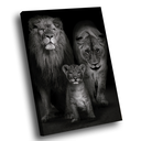 Ver imagem 1 de Quadro Black And White Family -- BR ARTES Médio 84x54