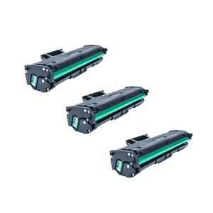 Kit 3 Toner Preto Compatível com Samsung D111 Mlt-d111l para M2020 M2020w M2020fw M2022 M2022w M2070