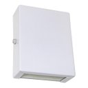 Ver imagem 3 de 3X Arandela Slim 2 Focos Branca Parede Muro Interna Externa St1597
