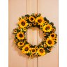 Guirlanda Com Girassóis Decorada Luzes De Led 45 cm Luxo - 5