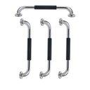Ver imagem 1 de Barra de Apoio Inox 60cm Kit 4 Unidades Suporte Antiderrapante Banheiro Box Idoso Criança Gestante C