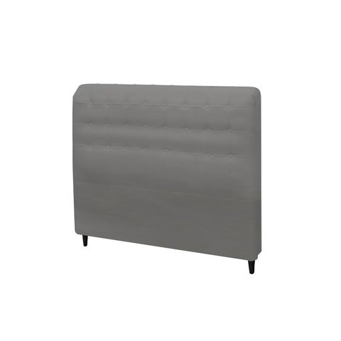 Cabeceira Dama New Plus King Size 1950mm Veludo Slim Chumbo - Simbal