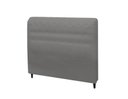 Ver imagem 1 de Cabeceira Dama New Plus King Size 1950mm Veludo Slim Chumbo - Simbal
