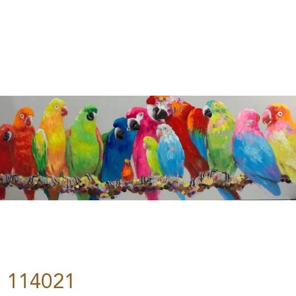 Quadro Pintura Araras - 1