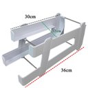 Ver imagem 2 de Suporte Organizador Geladeira Lata Bebida Despensa Armario Prateleira Armazenamento Multiuso Resiste