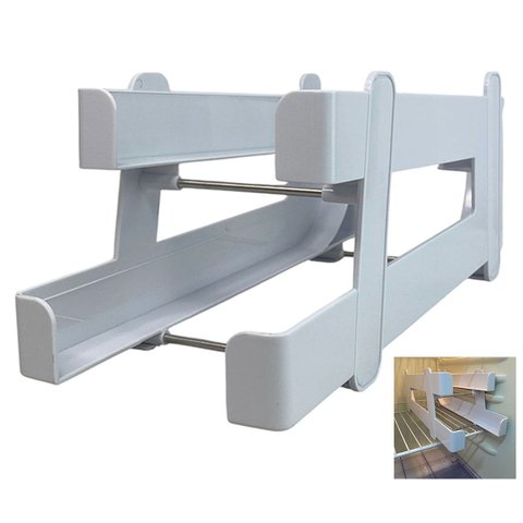 Suporte Organizador Geladeira Lata Bebida Despensa Armario Prateleira Armazenamento Multiuso Resiste