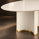 Ver imagem 4 de Mesa de Jantar 6 Lugares Chanel Off White DJ Móveis