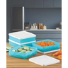 Tupperware Kit 03 Refri Box 400ml Cor Azul Tupperware Kit 03 Refri Box 400ml Cor Azul - 2