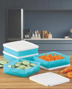 Ver imagem 2 de Tupperware Kit 03 Refri Box 400ml Cor Azul Tupperware Kit 03 Refri Box 400ml Cor Azul
