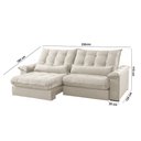 Ver imagem 6 de Sofá Classic Linho 02 Módulos 90 Cm B25 Cm Meu Sofá Online