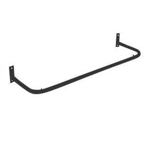 Arara de Parede Reta 1.00 M - Preto