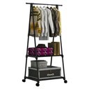 Ver imagem 2 de Arara de Roupas Cabideiro Sapateira Multifuncional Closet