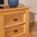 Ver imagem 5 de Rack Tv Bancada 55 Polegadas Madeira Maciça 4 Gavetas 2 Nichos Kent Madeirado Idimex