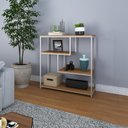 Ver imagem 5 de Estante Brooklyn Baixa 04 Prateleiras 94x90x30cm