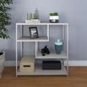Ver imagem 4 de Estante Brooklyn Baixa 04 Prateleiras 94x90x30cm