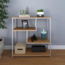 Ver imagem 1 de Estante Brooklyn Baixa 04 Prateleiras 94x90x30cm