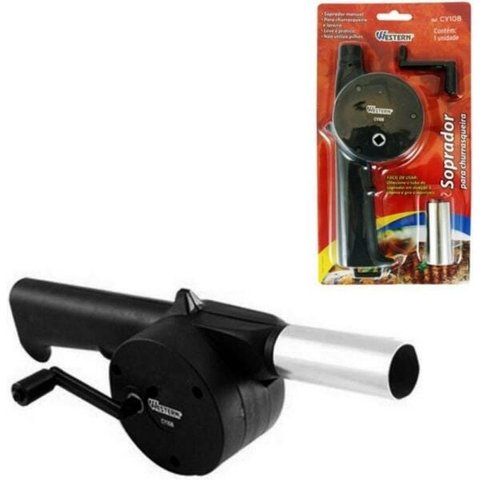 Soprador Acendedor Manual para Churrasqueira