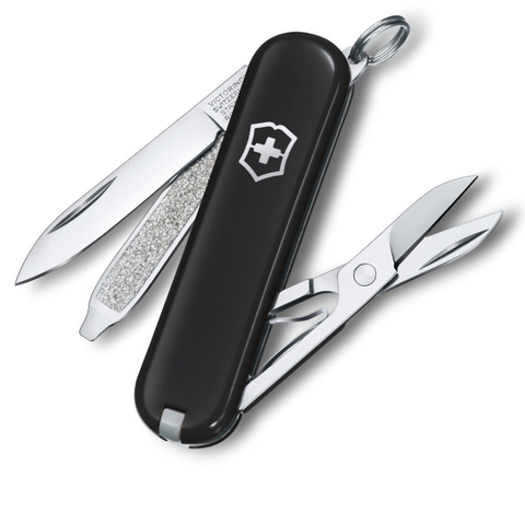 Canivete de Bolso Classic Colors Victorinox 5,8cm 7 Funções Preto 0.6223.3g