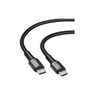 Cabo USB-C para USB-C Baseus 2 Metros Type-C de Nylon - 3