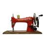 Réplica Máquina De Costura Modelo Vintage Singer Vermelha Em Ferro - 2