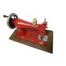 Réplica Máquina De Costura Modelo Vintage Singer Vermelha Em Ferro - 7