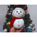 Ver imagem 2 de Decoração Casa Festa Natal Boneco Das Neves em Cerâmica:vermelho
