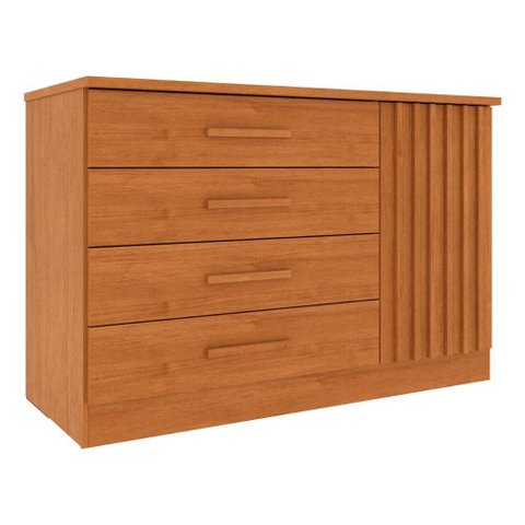 Cômoda com 4 Gavetas 134cm Multimóveis CR35473 Cinamomo