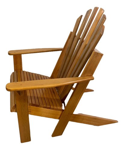Cadeira Pavao Adirondack Pinus com Stain Osmocolor e Verniz - Stain Imbuia - Natural - 6