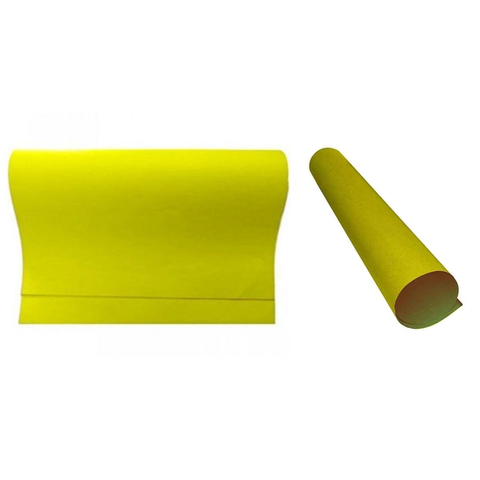 Pacote Papel Color Set 48x66cm Amarelo Canário C/ 20 - Ridet