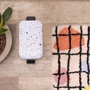 Ver imagem 3 de Lixeira Retangular de Metal com Pedal Granilite 5l - Oikos