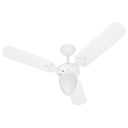 Ventilador de Teto Venti-Delta New Delta Light Branco 383188 3 Pás Globo Pera 110V - 1