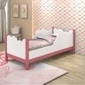 Cama Cristal Juvenil Modelo Nuvem Mdf Resistente Segura:rosa - 1