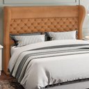 Ver imagem 4 de Cabeceira Cama Box Queen 160 Cm P05 Madrid Couríssimo Whisky - Lyam Decor